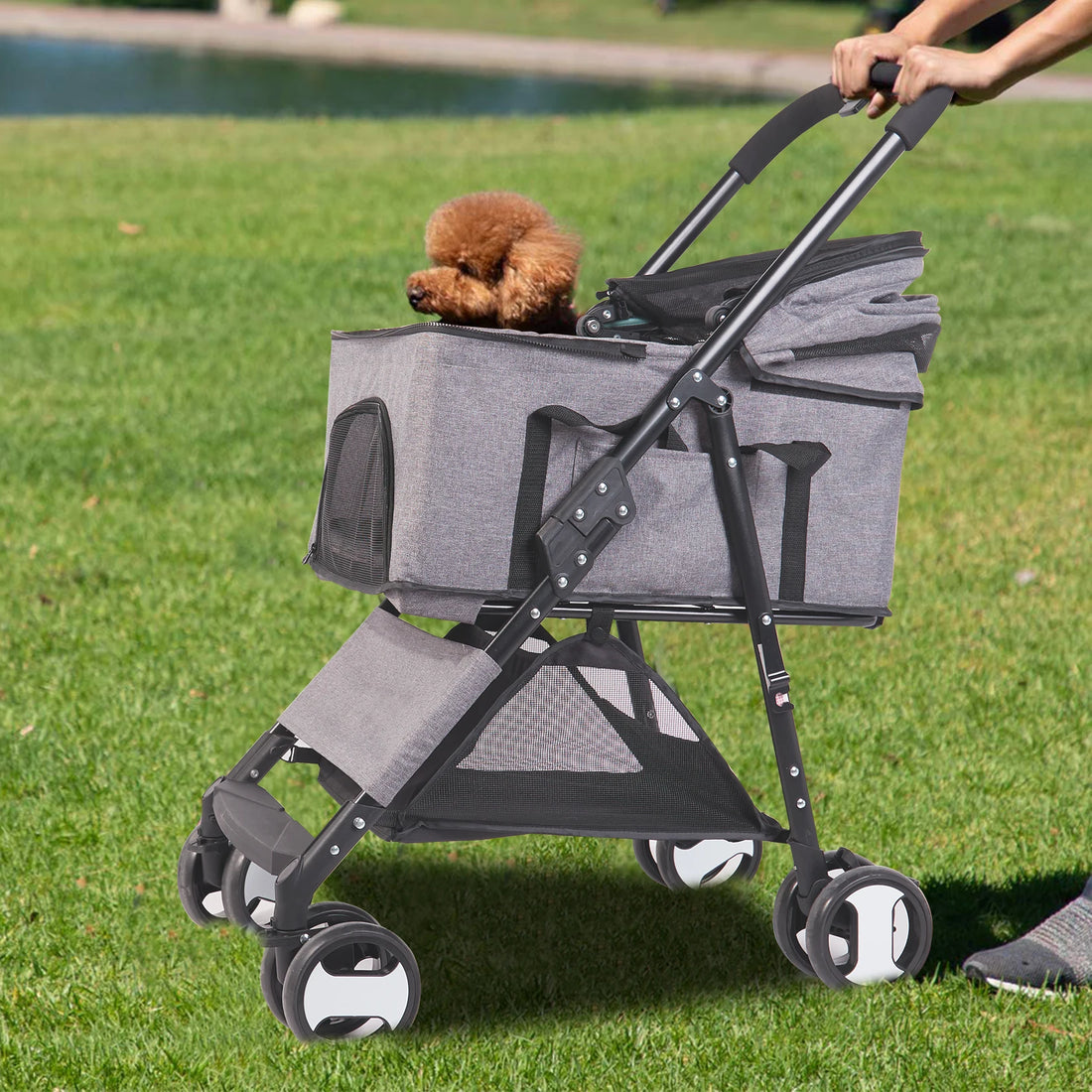 Großer Hunde Buggy faltbar