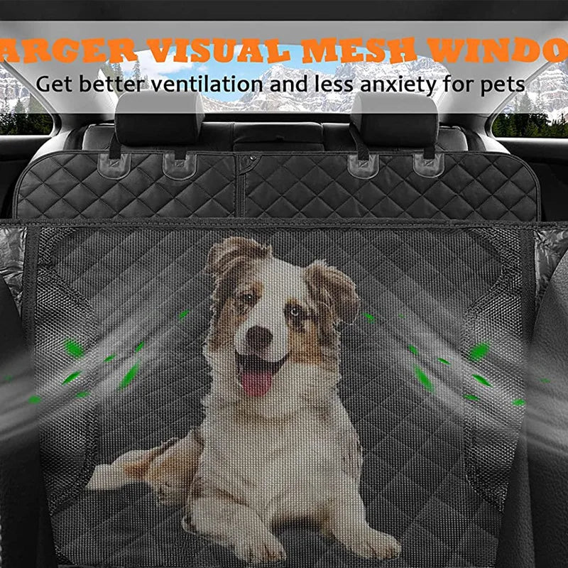 Dog Car Seat Cover Waterproof Foldable Pet Dog Travel Mat 3 in 1 Convertible Dog Car Seat Cover Camping Mat Waterproof Nonslip
