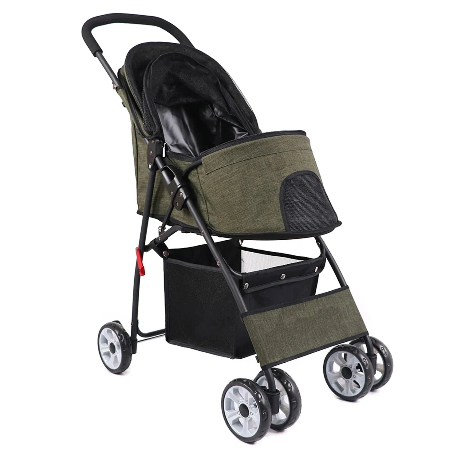 Faltbarer Hundebuggy für draußen