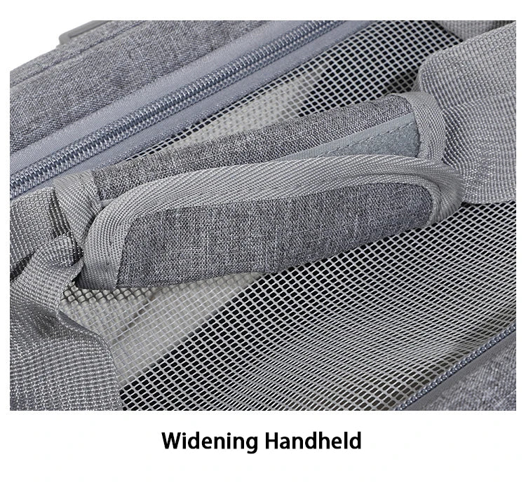 Pet Carrier with Wheels for Dogs Up To 15lbs & Cat  Airline Approved Dog Carrier Rolling Pet Carrier Foldable Pet Stroller