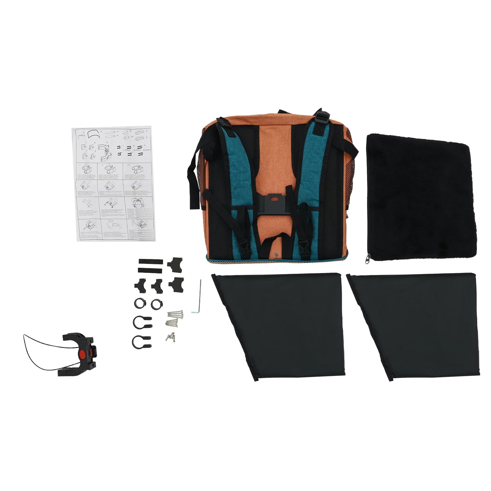 Hunde Fahrradrucksack faltbar