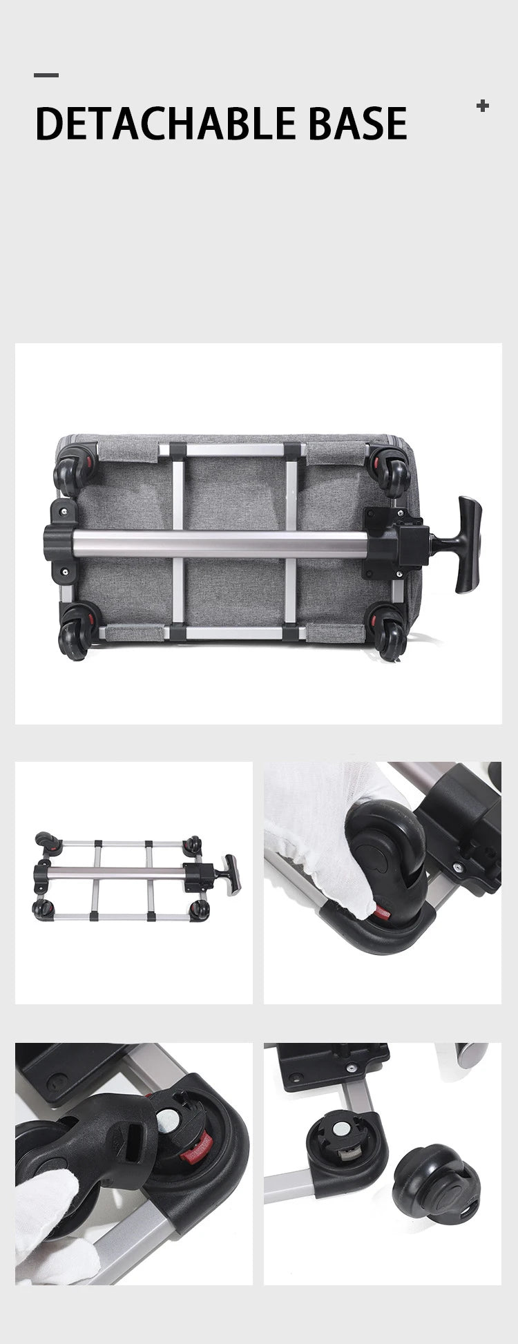 Pet Carrier with Wheels for Dogs Up To 15lbs & Cat  Airline Approved Dog Carrier Rolling Pet Carrier Foldable Pet Stroller