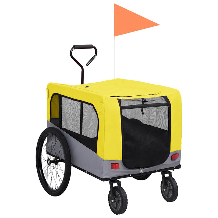 2-In-1 Bicycle Trailer for Dogs and Buggy And